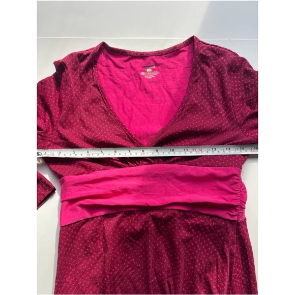 Patagonia Wrap Style Dress Pink Print Fit and Flare Smal - Picture 5 of 8